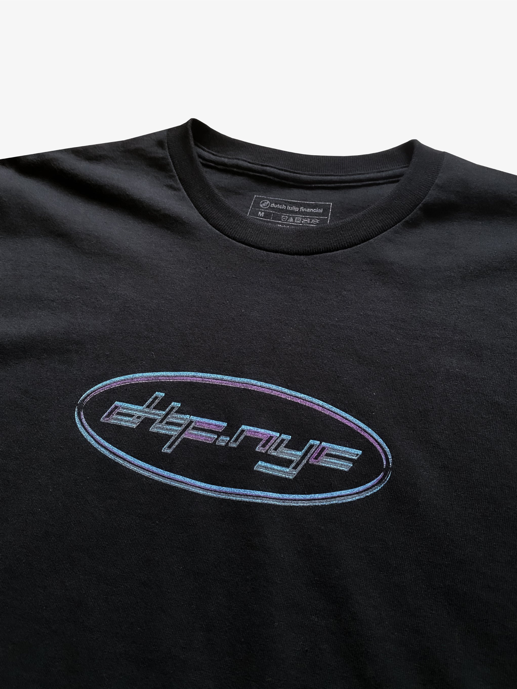 DTF.NYC Cyber Logo Tee - Black – Dutch Tulip Financial | T-Shirts