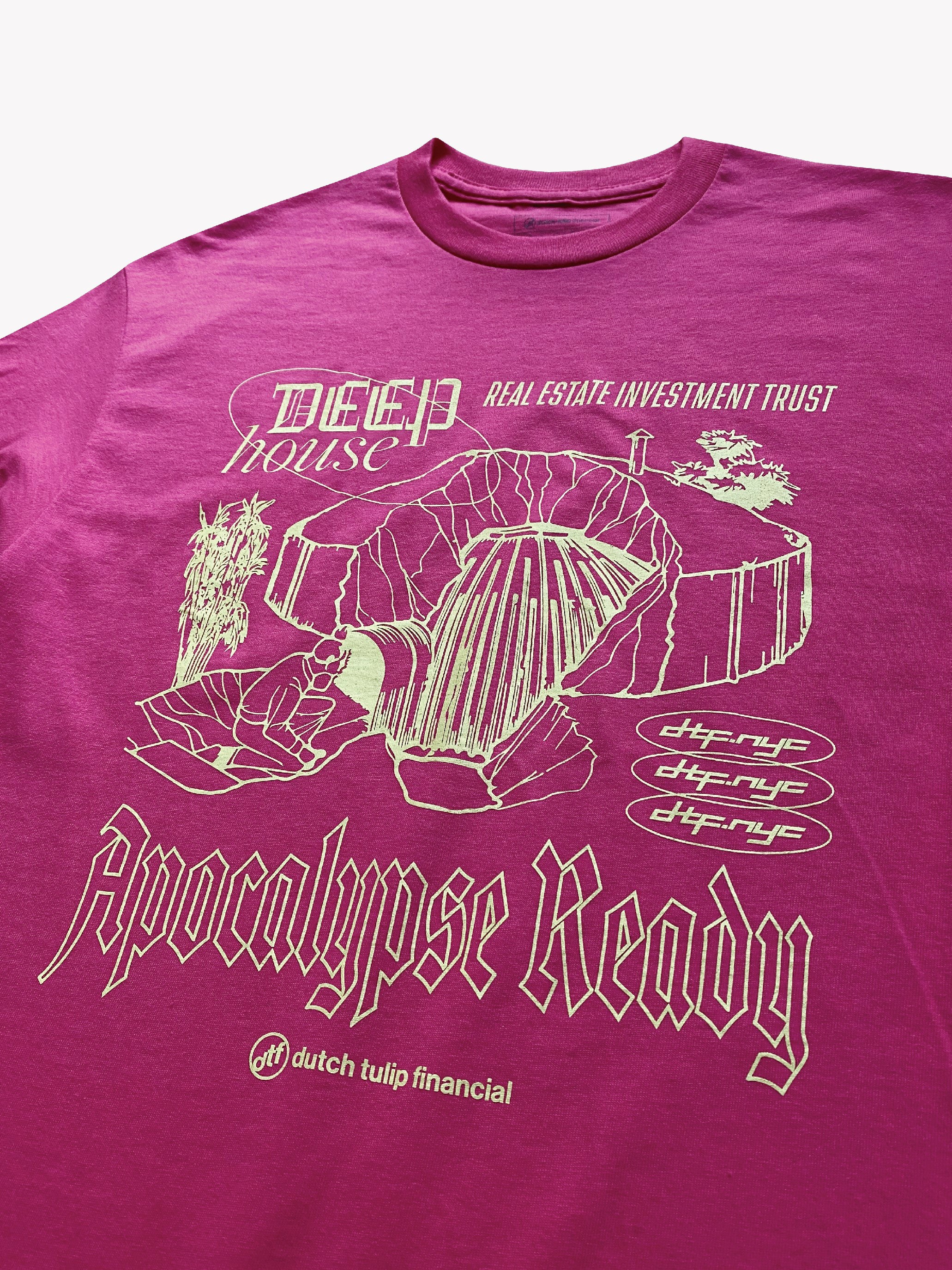 Deep House REITS Tee - Hot Pink – Dutch Tulip Financial