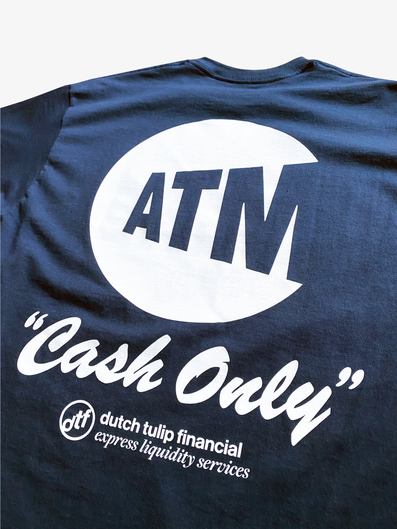 ATM Cash Only Longsleeves - Navy