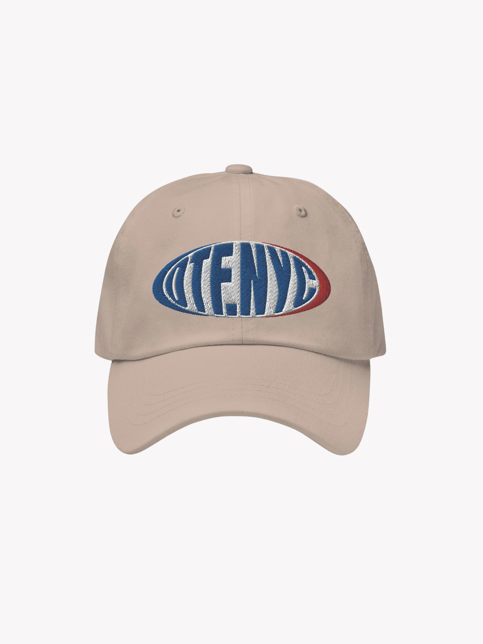 DTF.NYC Oval Logo Cap - Beige