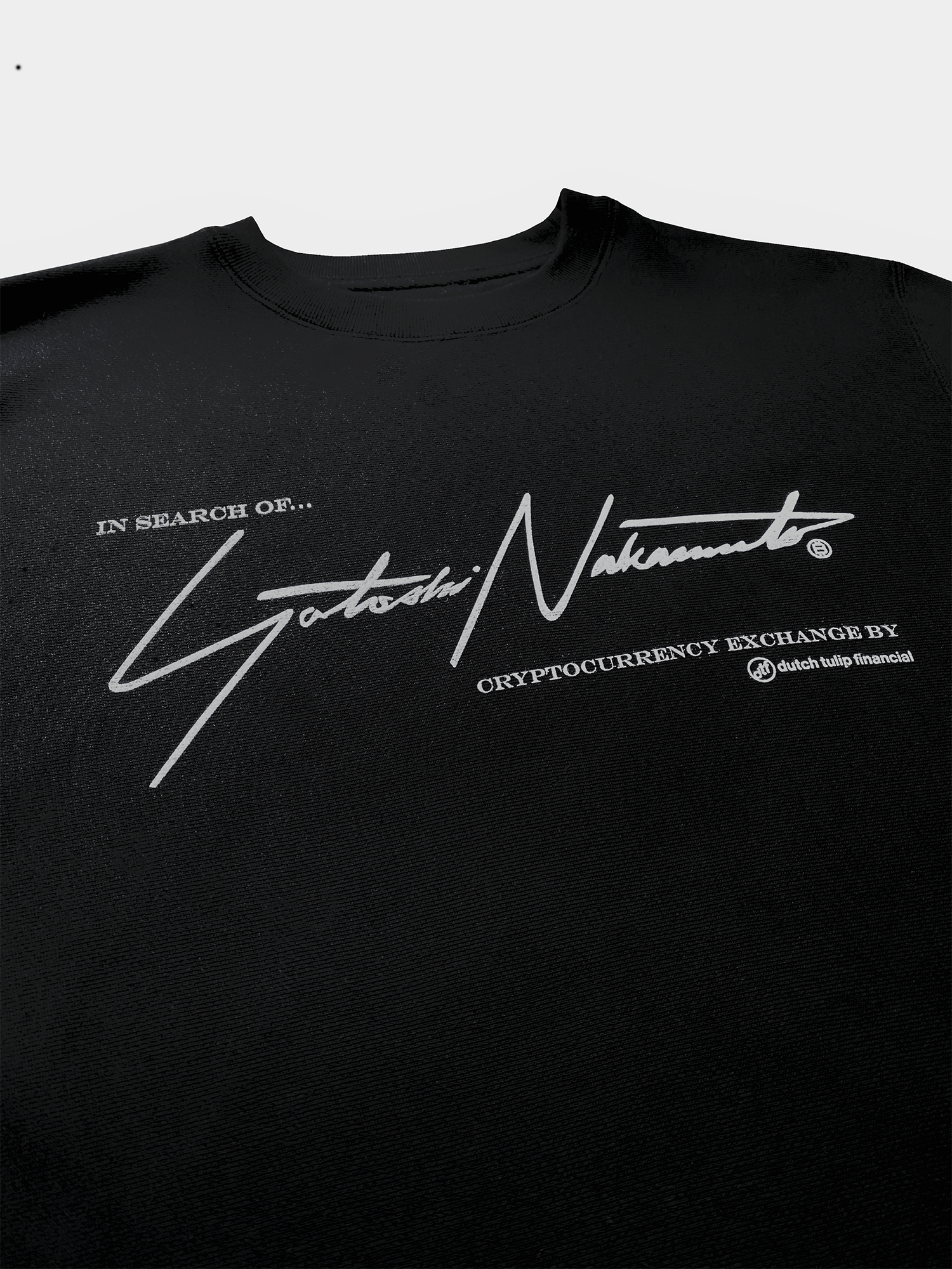 Satoshi Nakamoto Sweatshirt - Black – Dutch Tulip Financial