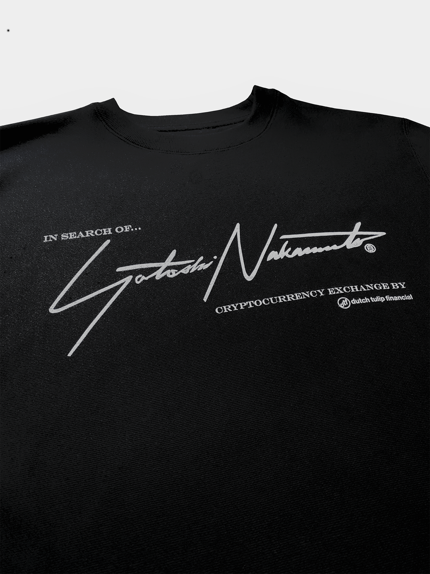 Satoshi Nakamoto Sweatshirt - Black