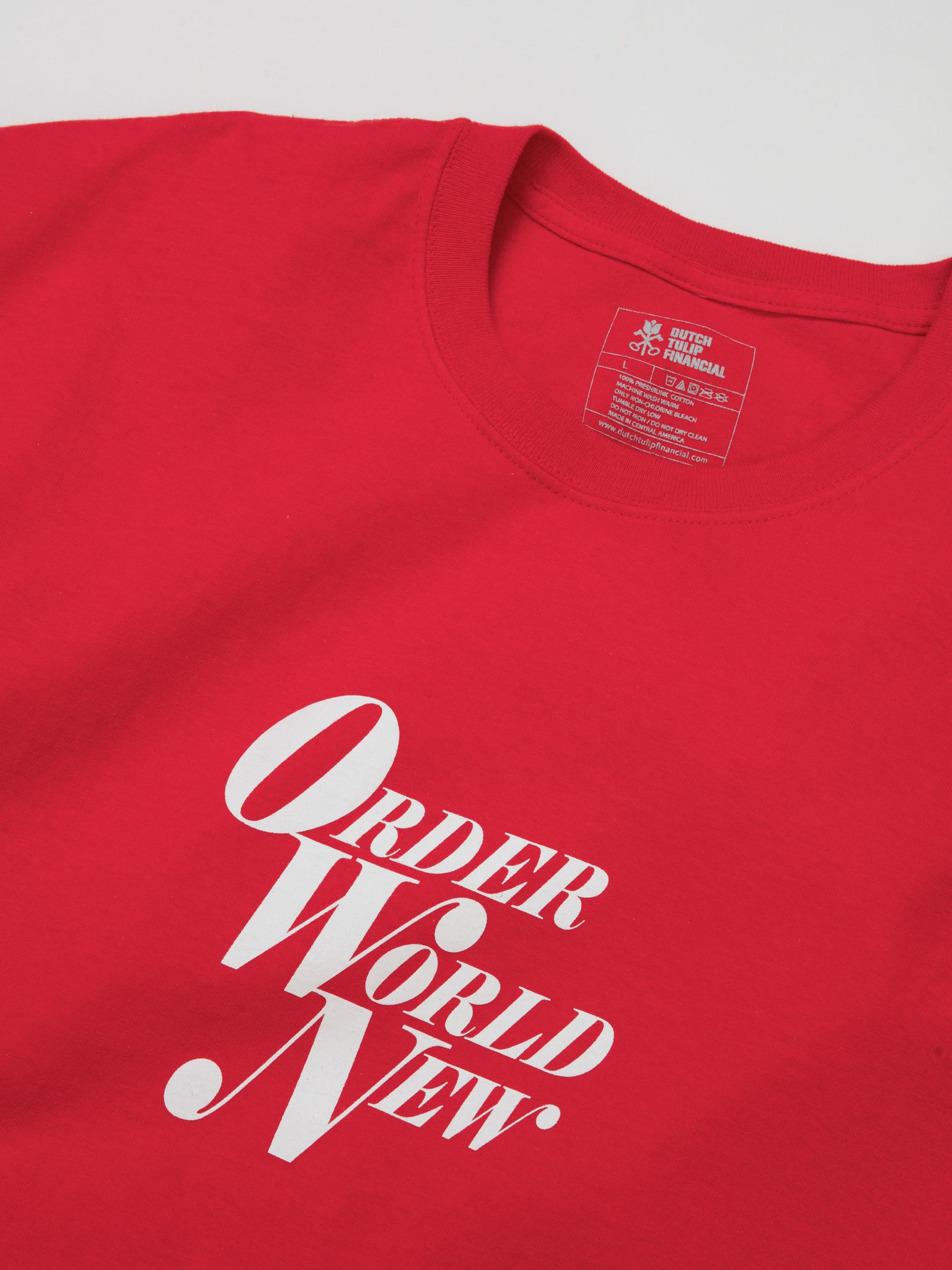 Order World New Tee - Red